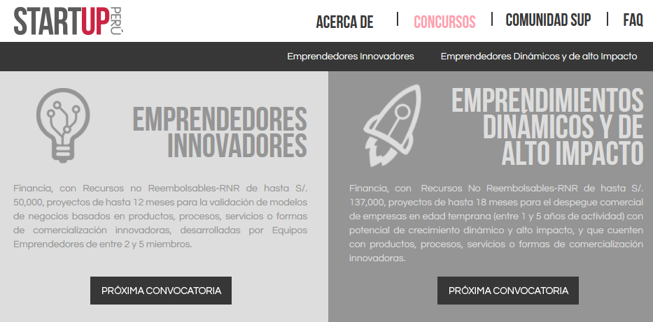 Startup Peru