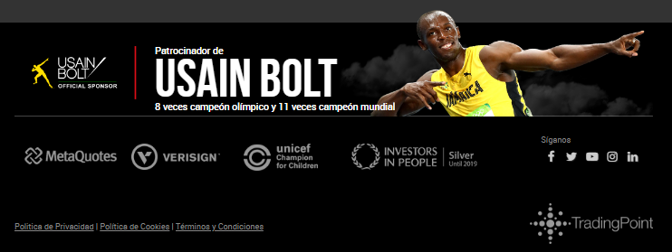 XM Broker Patrocinador de Usain Bolt